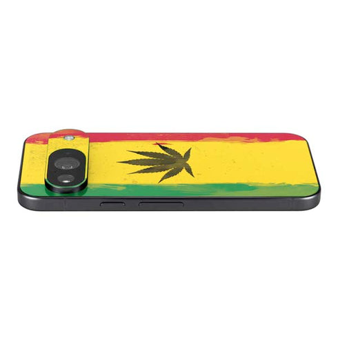 Marijuana Rasta Distressed Google Pixel 9 Skin